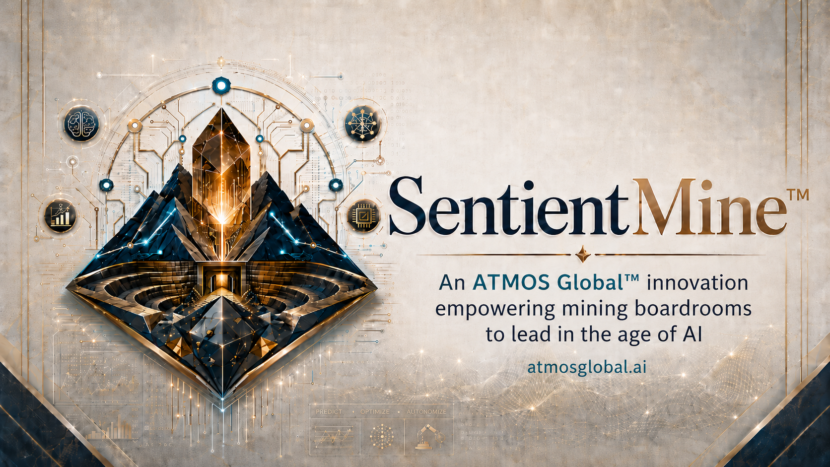 ATMOS Global SentientMine artificial intelligence framework for mining boards and executives